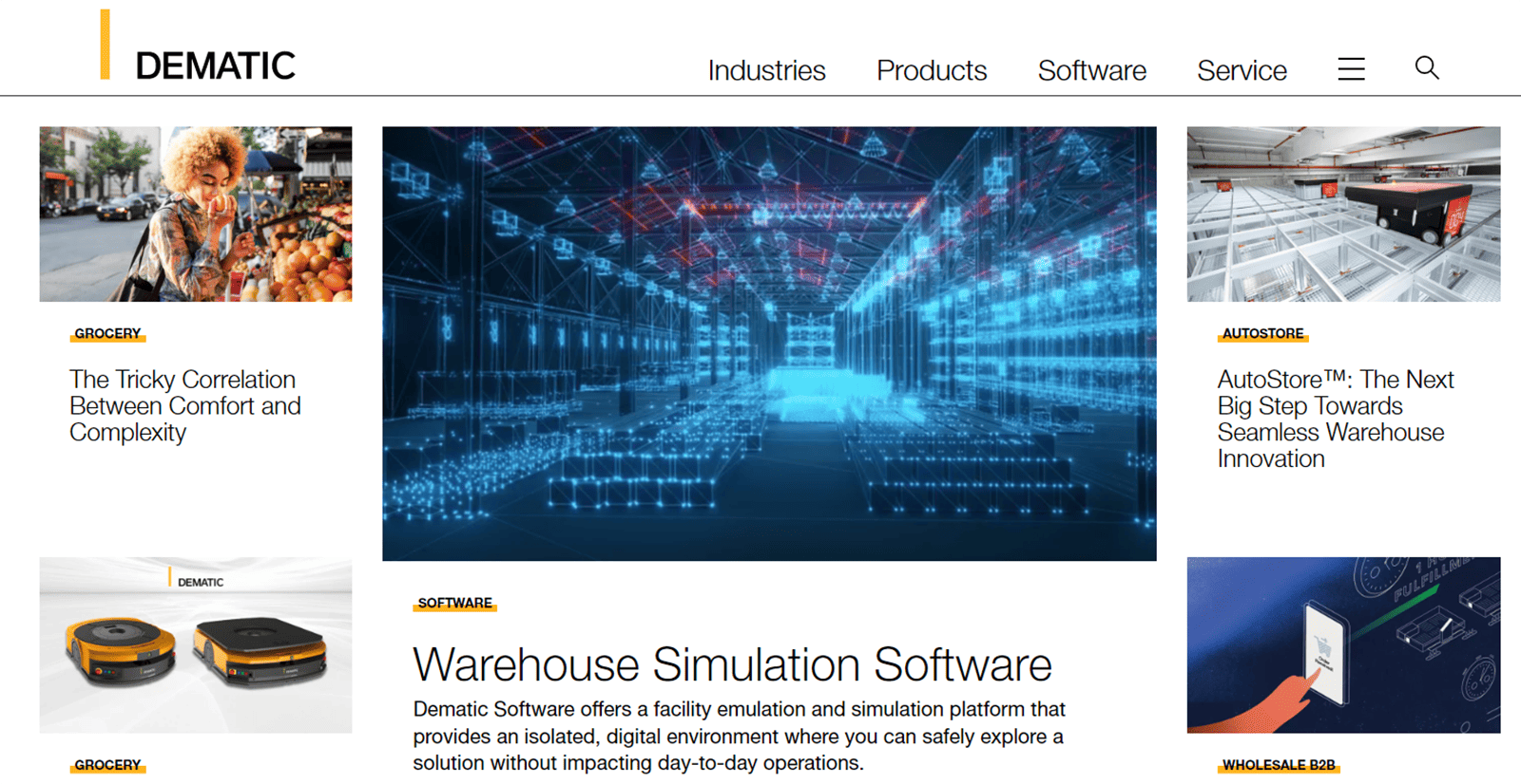 Dematic Improves Customer Experience with Reimagined Website